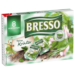 Bresso Produkt packshot Portionen Feine Kräuter